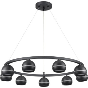 Подвесная люстра LUMION LUAZANA 8242/9 COMFI LN25 203 LED GX53 8*7W 220V черный металл